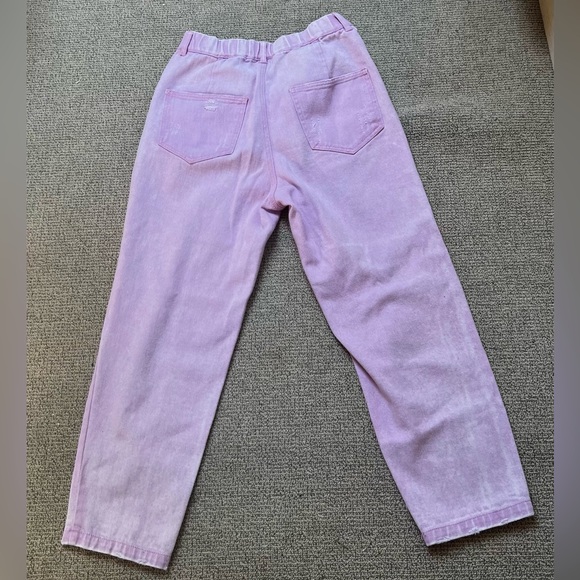Pink Icy Design Ripped Jeans Size M - Picture 4 of 5